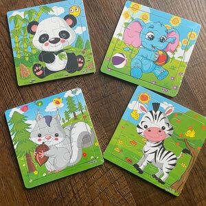 Colorful Animal Puzzle Set for Kids